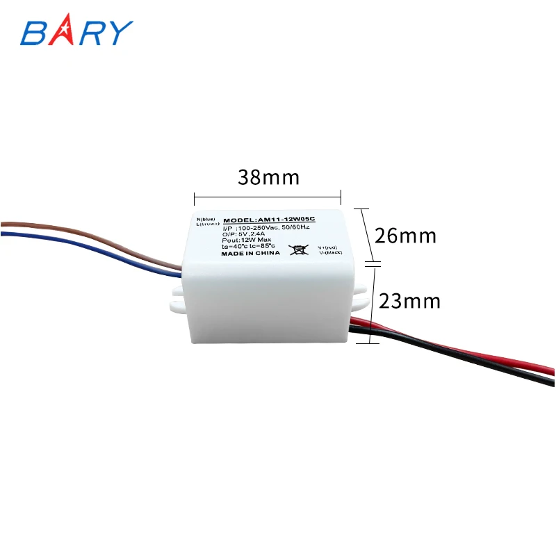 AM11-12W05C AC - DC Voltage Power Module | 220 V Turns 5 V2. 4 A | | 220 V Turn 12 V 1A 12W Switching Power Supply 5V 12V