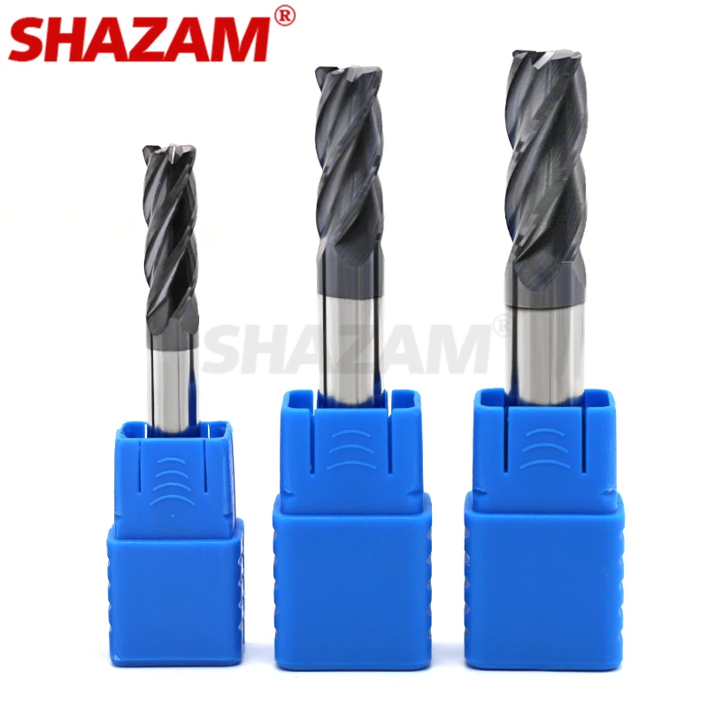 Milling Cutter Alloy Coating Tungsten Steel Tool Cnc Maching Hr50 Corner Roughing Top Milling Cutter Kit Milling Machine Endmil