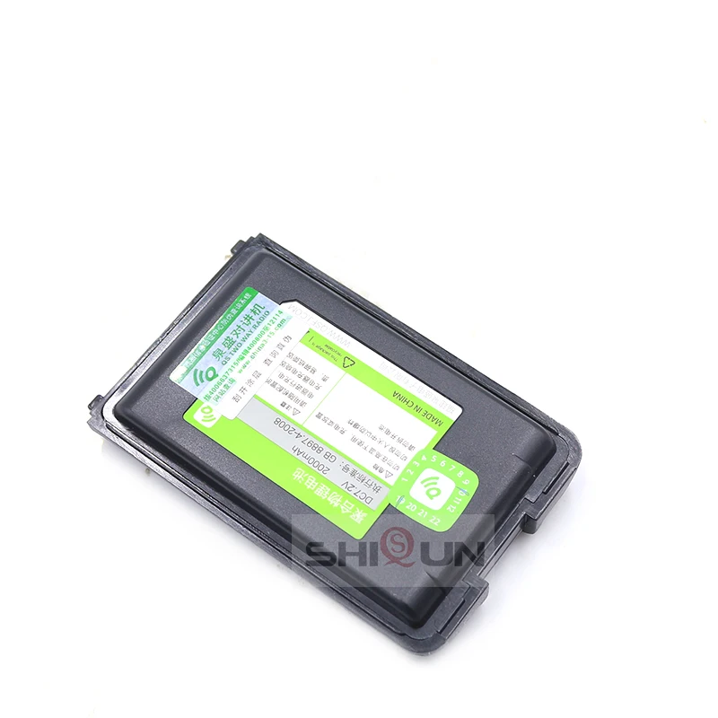 الأصلي تشيونشنغ TG UV2 تبديل البطارية 2000mAh سعة كبيرة طويلة الاستعداد اسلكية تخاطب تشيونشنغ TG-UV2 بطارية تيار مستمر 7.2 فولت