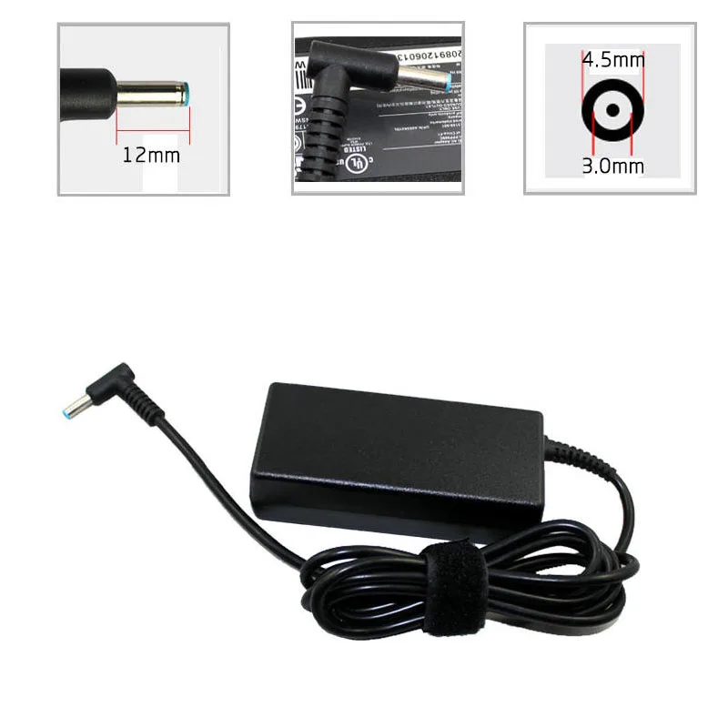 19.5V 3.33A  AC Adapter Power Charger for HP EliteBook 1020 1030 G1 1040 G3 G2 14S TPN-Q221 Q230 Pavilion X360 14 4.5*3.0mm