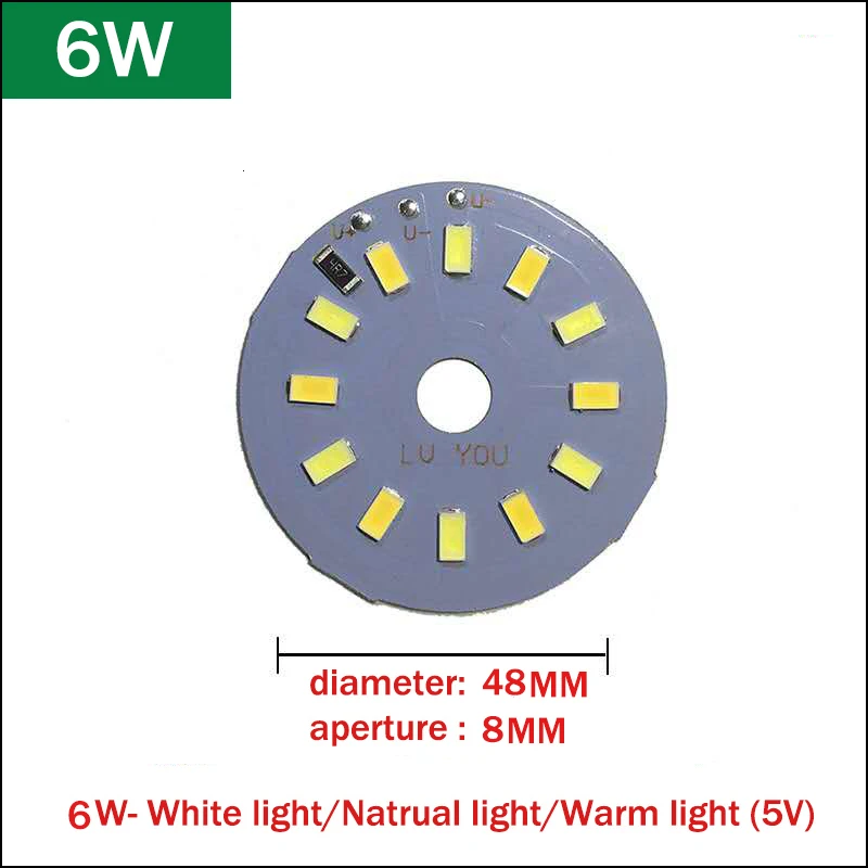 COMPSON 1 pz DC5V 5/6/10/12W LED chip superficie sorgente luminosa SMD 5730 doppio colore LED perline di luce senza Driver