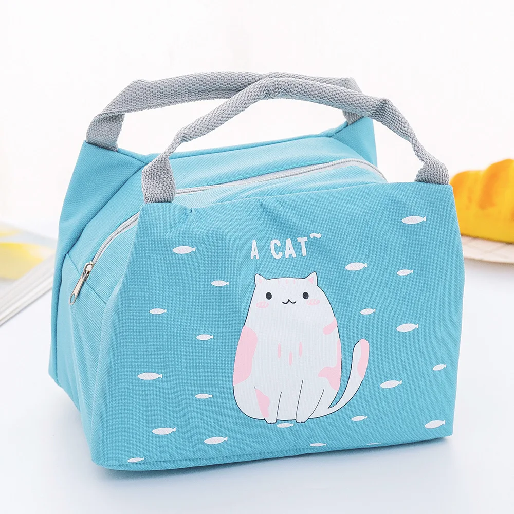 Baby Food Insulation Bag Portable Waterproof Thermal Oxford Lunch Bags Convenient Leisure Cute Cartoon Picnic Tote