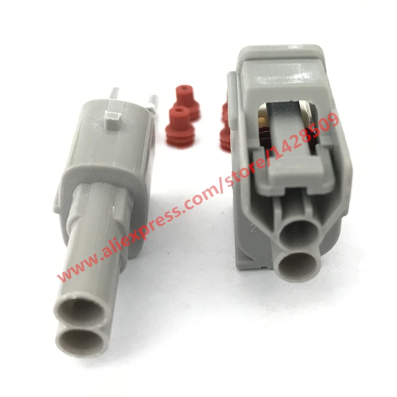 1 Set Female And Male 2 Pin Kit Toyota Auto Electrical Connector Housing Nozzle Connector 6189-0611