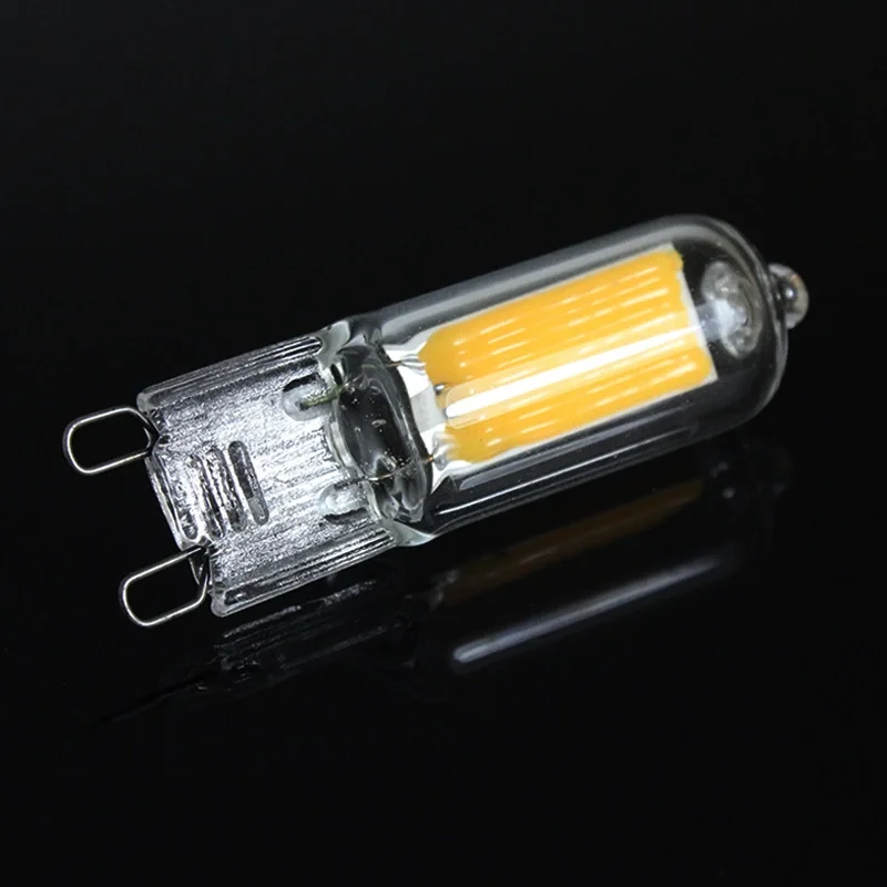 

Ampoule Glass G9 6W 9W 12W No Flicker LED COB Bulb 220V Light Home Chandelier Spotlight Replace 25W 45W Halogen Lamps Bombillas