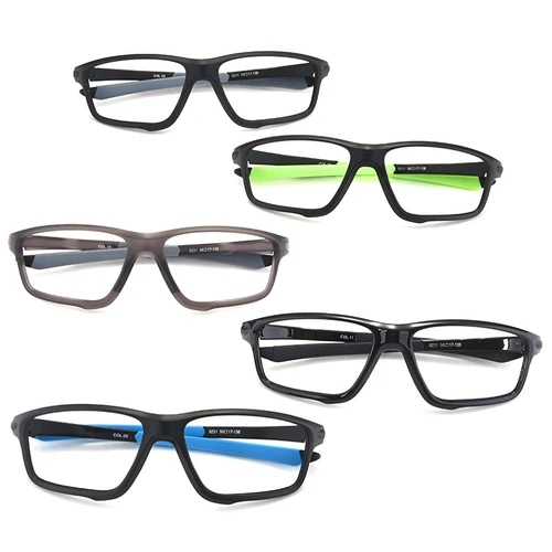 Imagen 2 del producto BCLEAR TR90 montura de gafas deportivas para hombre, gafas graduadas, montura de gafas de baloncesto, monturas de gafas ópticas para hombre