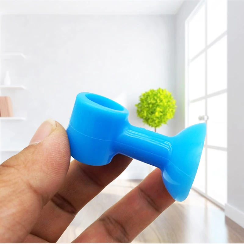 3pcs/lot Wall Anti-collision Window Door Stop with Sucker Silicone Thicken Protectors Guard Pads Durable Handle Bumper