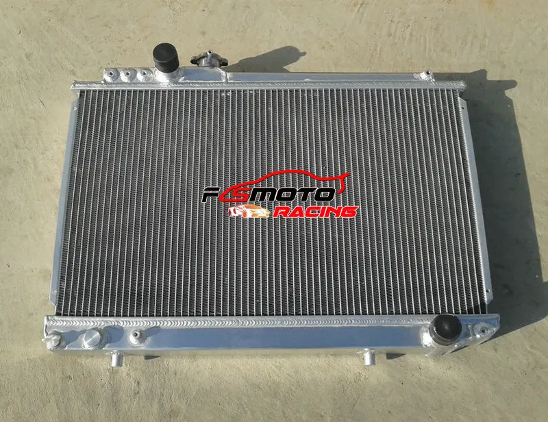 3 Row Aluminum Radiator Cooling For 1986-1992 Totota Supra MK3 Soarer MZ20 7M-GTE Manual MT 87 88 89 90 91 92