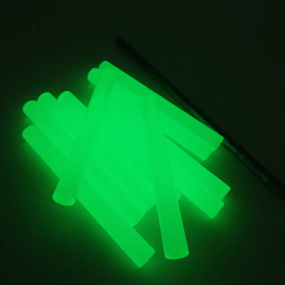 Imagem -03 - Luminous Hot Melt Glue Stick Alta Viscosidade Gancho de Pesca Noturno Ferramentas Manuais Faça Você Mesmo Adesivo Eletrotérmico 11*100 mm
