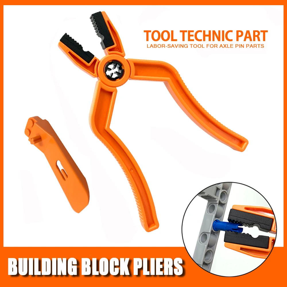 blocks High-tech  spare Parts model building tool sets Pincer Pliers Clamp DIY pin tongs Accessorie Disassembly City Bricks