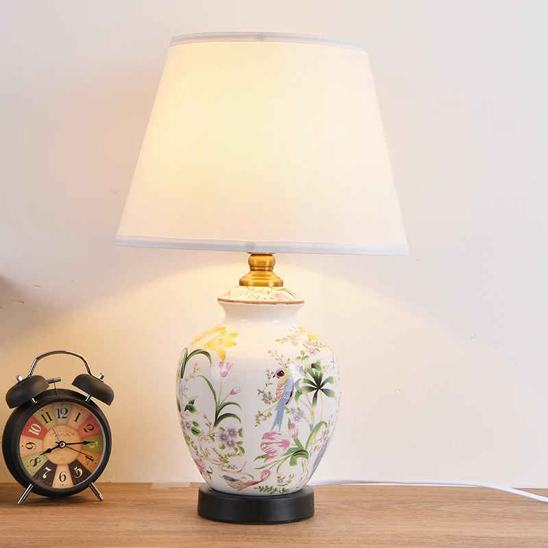 30cm White Fabric Lampshade Table Lamps\' Cover For Ceramic Table Lamp Desk Lamp Bedside Lamp Floor Lamp E27