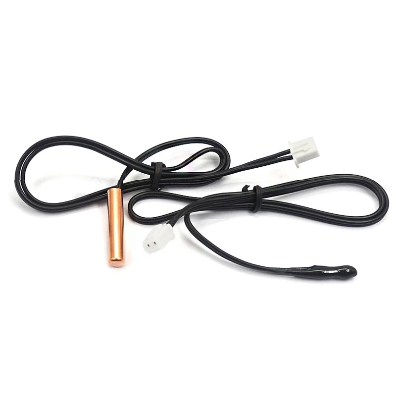 Javino Air conditioning temperature sensor 5K 10K 15K 20K 25k 50K Air Conditioner Tube Sensor rubber head copper head