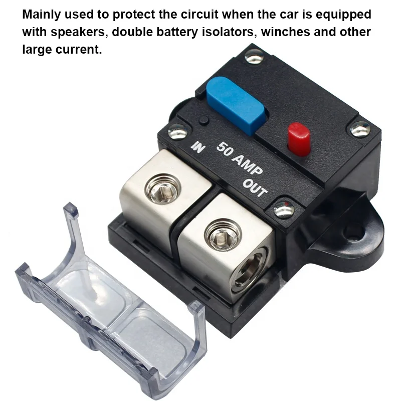 50A/60A/80A/100A/150A/200A/300A car truch audio circuit breaker fuse holder