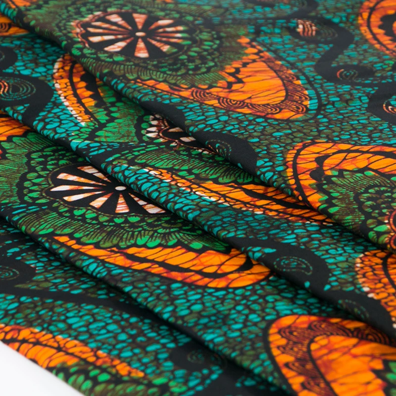 lasted african fabric real 2019 new ankara african wax print 6 yards/lot for women dress