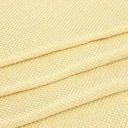 200gsm Fabric Woven Aramid Fiber Cloth Plain 100cm/39.4'' Width Yellow