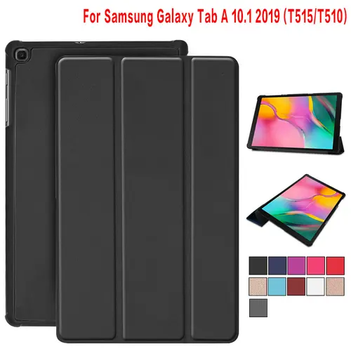 Funda inteligente para Samsung Galaxy Tab A 2019 SM-T510 SM-T515 T510 T515 funda para tableta con soporte para Tab A 10,1 ''2019