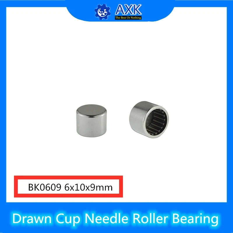 

BK0609 Игольчатые подшипники 6*10*9 мм (10 шт.), игольчатый роликовый подшипник BK061009, закрытый односторонний 45941/6