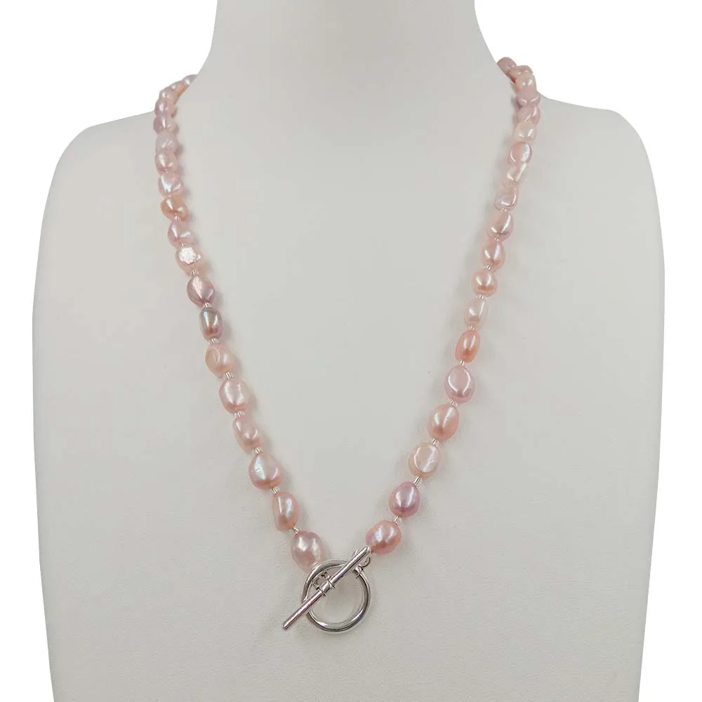 

100% NATURE FRESHWATER PEARL NECKLACE,baroque pearl necklace