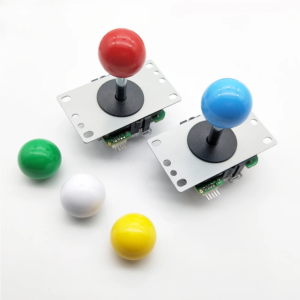 Kit de bricolage d'arcade de style américain, joystick SANWA, bouton poussoir 2 joueurs, micro-interrupteur, impression zéro retard pour PC Raspberry pi