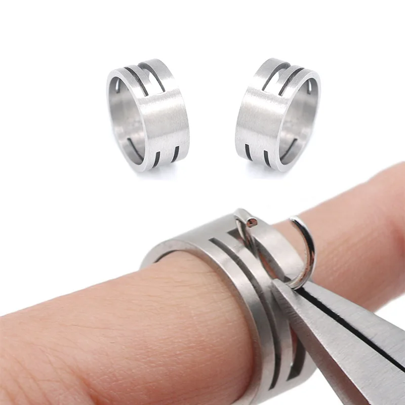 

1~2pieces Jump Ring Opening Closing Finger Tool Rings Findings Jewelry Jewelry Copper&Stainless Steel Tools & Equipments Finding