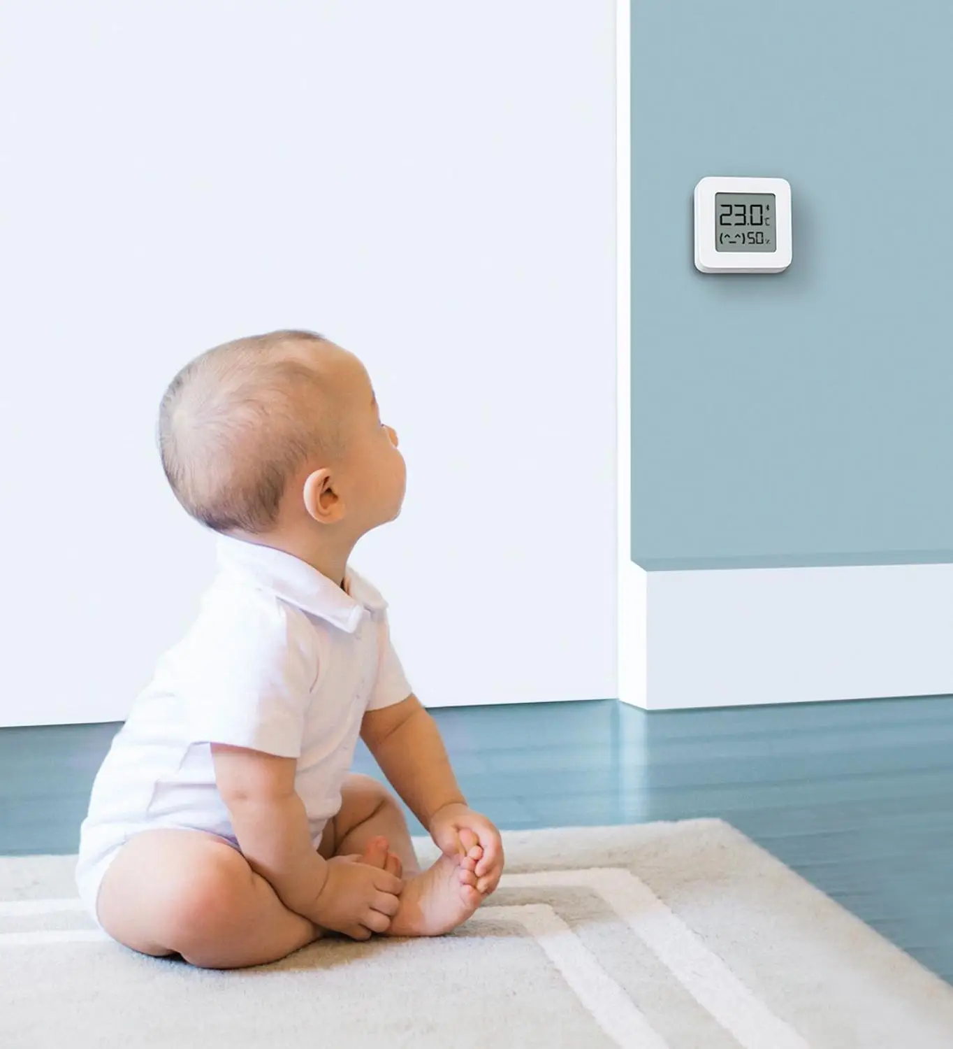 Mijia-termómetro inalámbrico con Bluetooth, Digital de higrómetro eléctrico inteligente, funciona con la aplicación Mijia