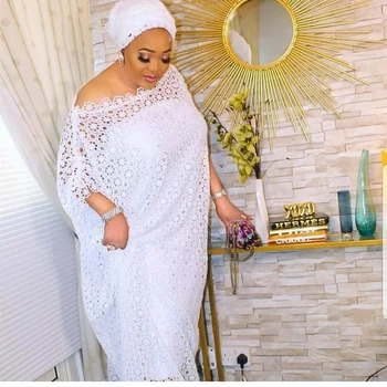 ผ้าลูกไม้สีขาว5หลาสำหรับ NN3368_Z ชุดเดรสปาร์ตี้