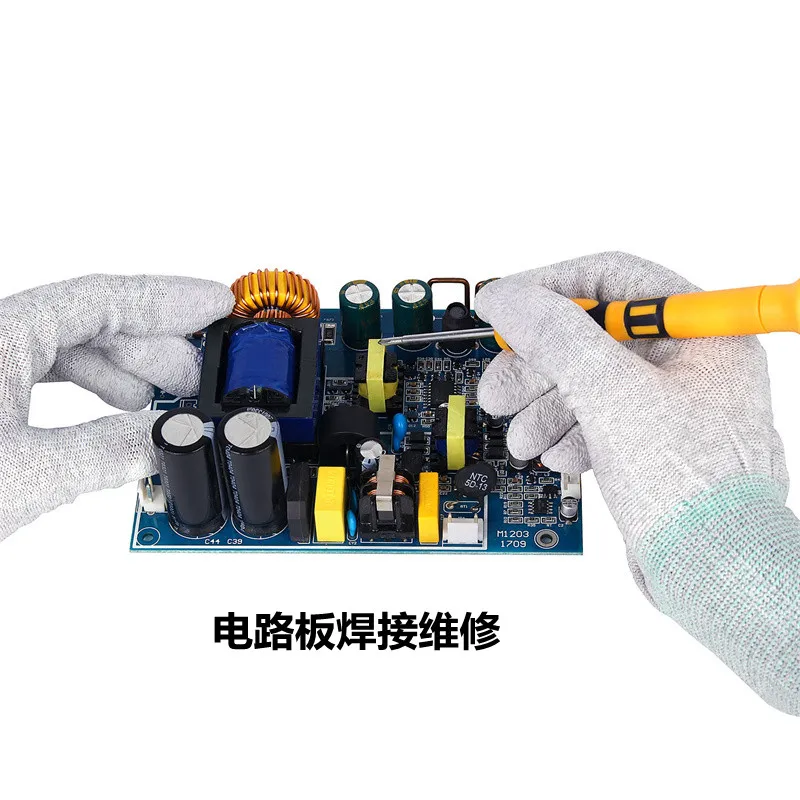 1 Pair Antistatic Gloves Anti Static Computer PC ESD Electronic Working Gloves Wholesale High Quality for Finger Protection