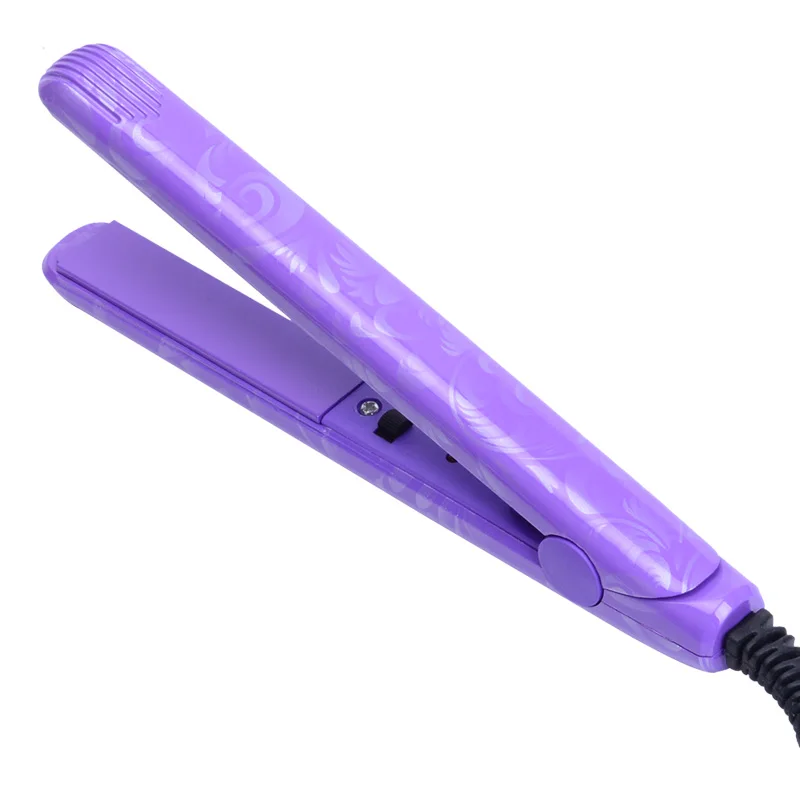 Hair Mini Straightening Irons Hairs Flat Iron Curling With EU Plug Adapter Salon Styling Tools Straightener image 5