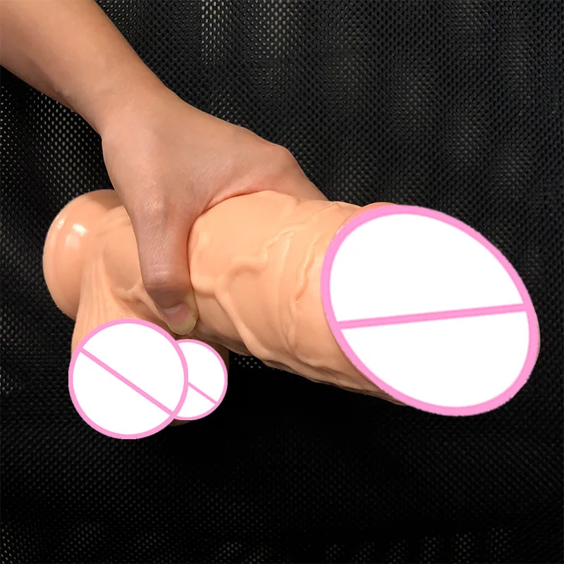 HOWOSEX 26*7CM Giant Huge Dildo Super Big Dick with Suction Cup Anal Butt Plug Large Dong Realistic Penis Sex Toys For Women