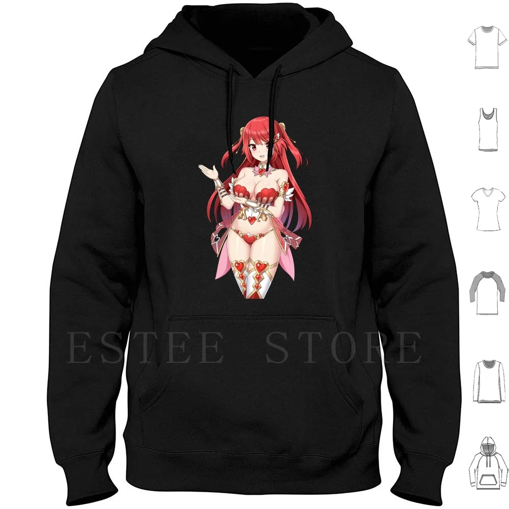 Aiko The Waifu Cupid Sexy Anime Girl Hoodie Long Sleeve Anime Cupid Mascot Waifu Sexy Anime Girl Loli Anime Anime Anime