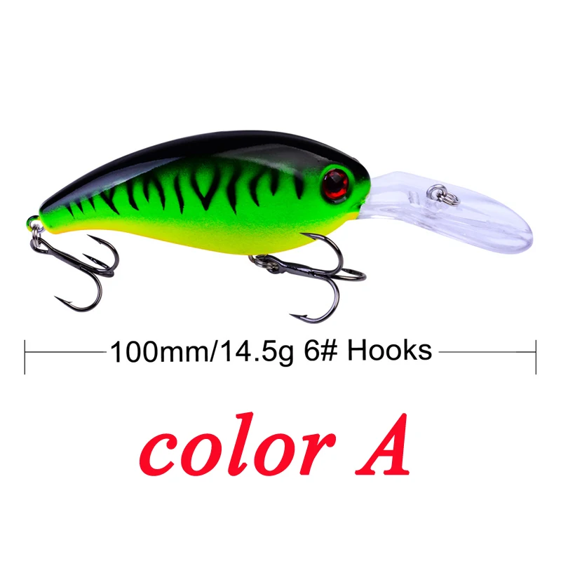 POETRYYI 10cm 14.5g Jerkbait Minnow Fishing Luresartificial Hard Bait Pike/Bass Mini Fish Wobblers Pesca Crankbait Carp Fishing