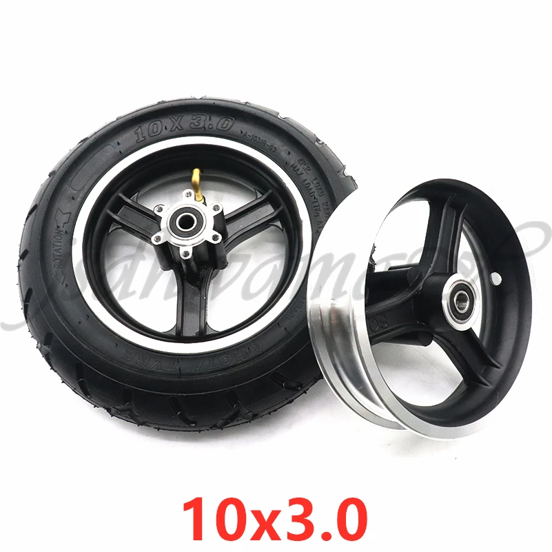 Newest 10 inch Folding electric scooter wheel tire alloy rim 10x3.0  Tyre For KUGOO M4 PRO Electric Scooter  10*3.0