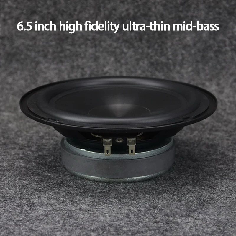 KYYSLB Q 50W 8ohm 6.5 Inch High Fidelity Ultra-thin Mid-bass Speaker Audiophile Speaker Good Bass Power Thick Midrange