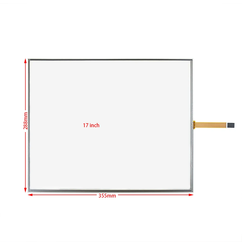 17 Cal ekran + kontroler USB rezystancyjny ekran dotykowy Panel 4 drut USB zestaw paneli dotykowych 355*288mm 288mm * 355mm rezystancyjny