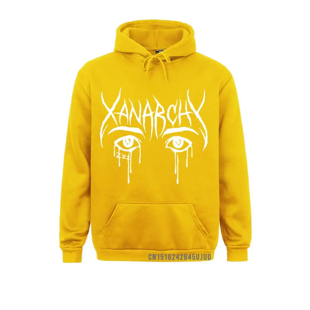 Nieuwste Xanarchy Sweatshirt Hip Hop Pocket Lil Xan Hoodie Hoge Kwaliteit Ontwerp Volwassen Cool Hoody Tee Gift Eu Size Rapper