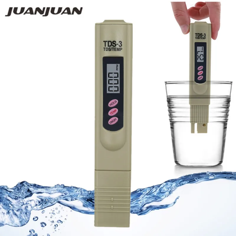 Hold Water TDS Meter Water Quality Analyzer Tester Pen 0-9999ppm for Drinking Water Swimming Pool Aquarium RO System