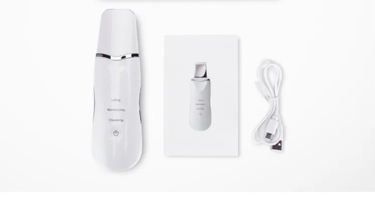 Wiederaufladbare Ultraschall Gesicht Haut Wäscher Gesichts Reiniger Peeling Vibration Mitesser Entfernung Peeling Poren Reiniger Werkzeuge