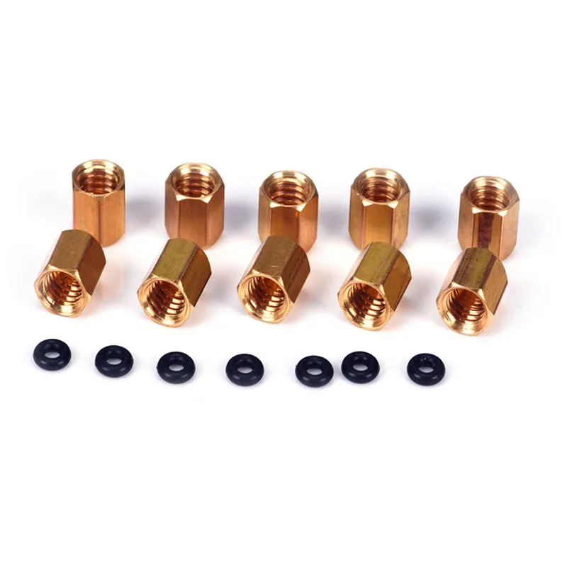 Small/Large Copper Nut O Ring Sscrew 3*2mm And 4*3mm For Epson XP600 TX800 UV Damper 1390 DX7 DX4 DX5 Ink Tube