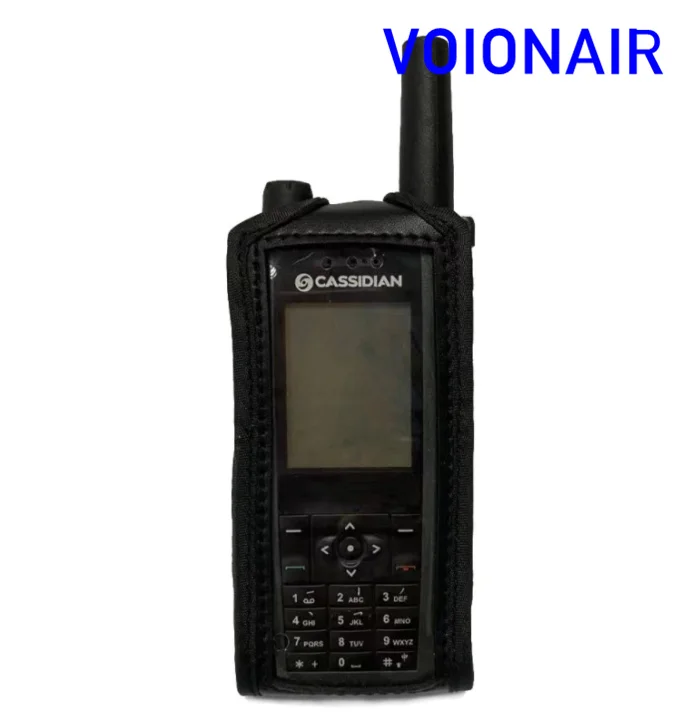 VOIONAIR Soft PU Leather Carrying Case For Nokia Eads Airbus TH1N Two Way Radio