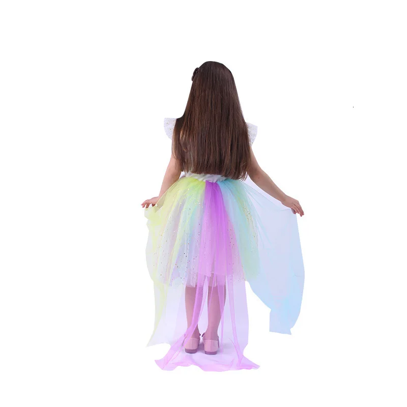 Einhorn Party Kleid Kinder Kleider Für Mädchen Elsa Kostüm Cinderella Kleid Kinder Elegante Mädchen Prinzessin Kleid fantasia infantil