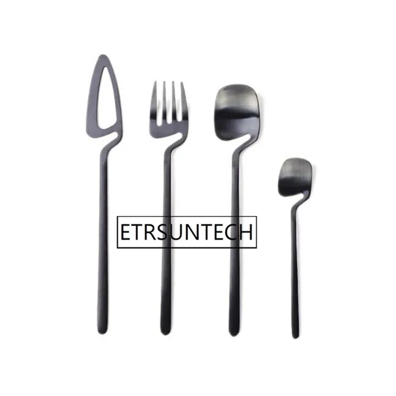 50sets Stainless Steel Cutlery Set Colorful Dinnerware Tableware Silverware Sets Dinner Knife and Fork