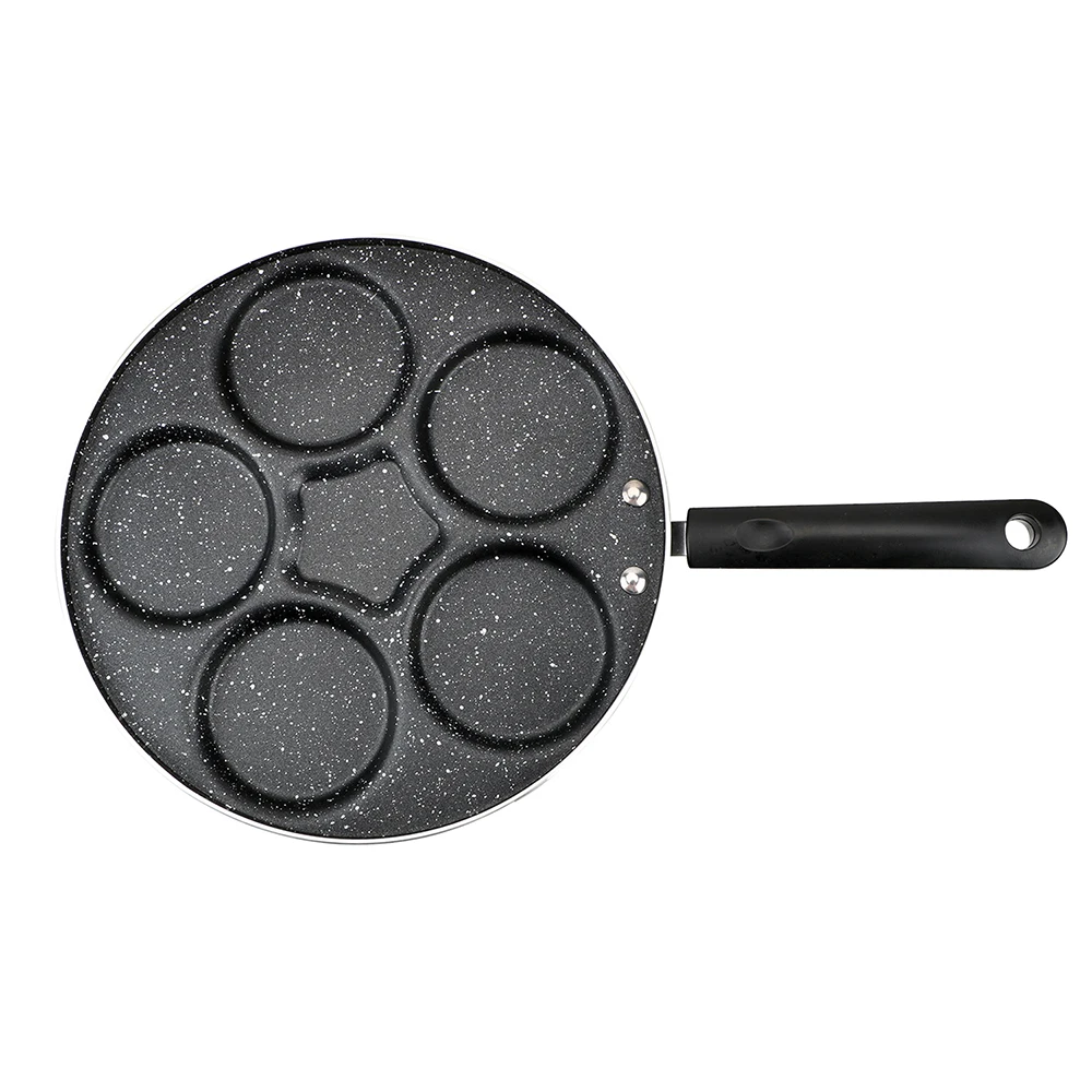 4/5/7-hole Frying Pot Breakfast Maker Cooking Egg Ham Pans Creative Thickened Omelet Pan Non-stick Egg Pancake Steak Pan