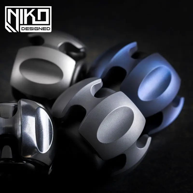 LAUTIE Noise Fingertip Gyro EDC Titanium Alloy Finger Decompression toy Finger Ring Spin