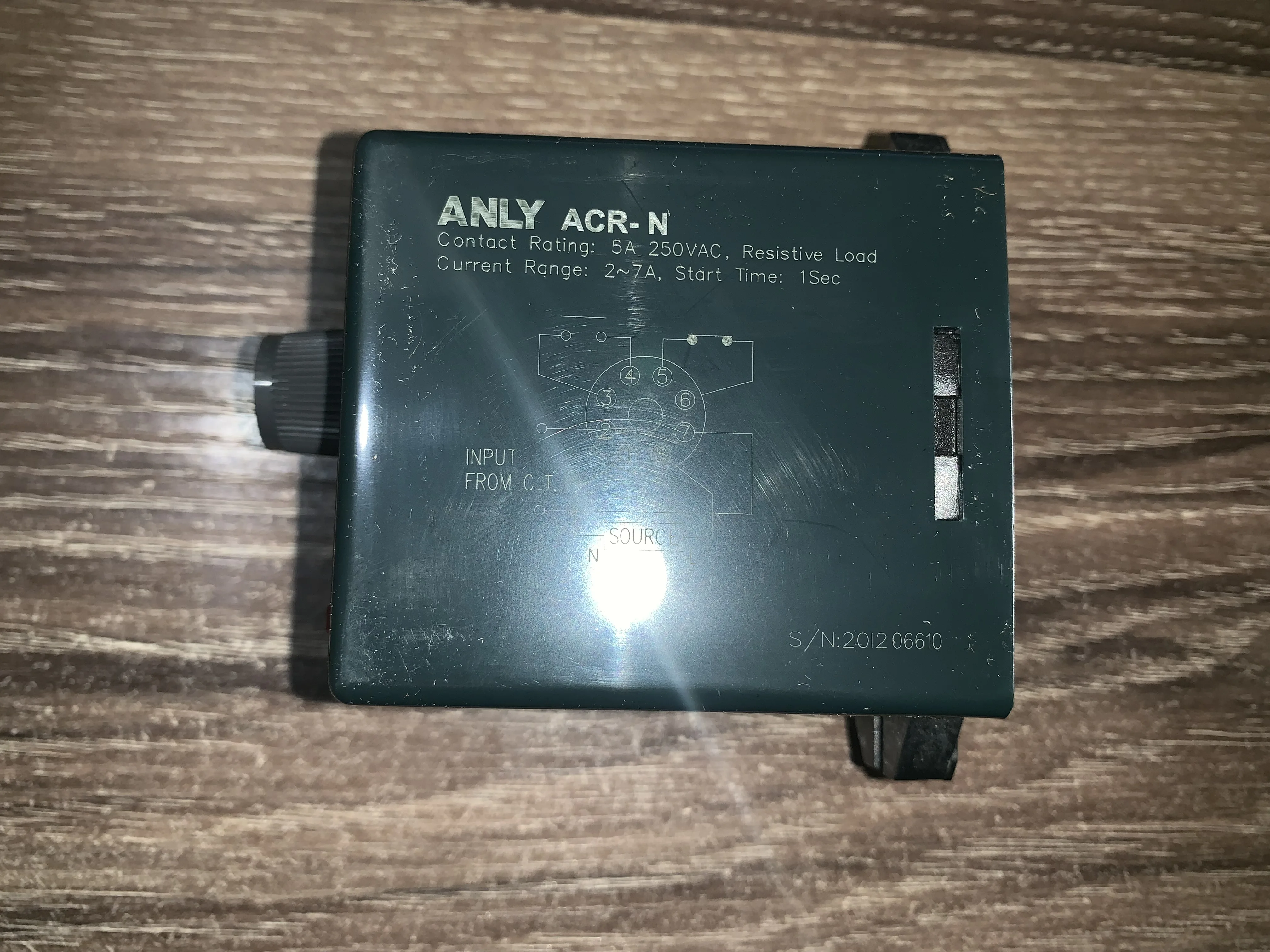 ANLY ACR-N current relay 220v  AC  2-7A 1-3.5A