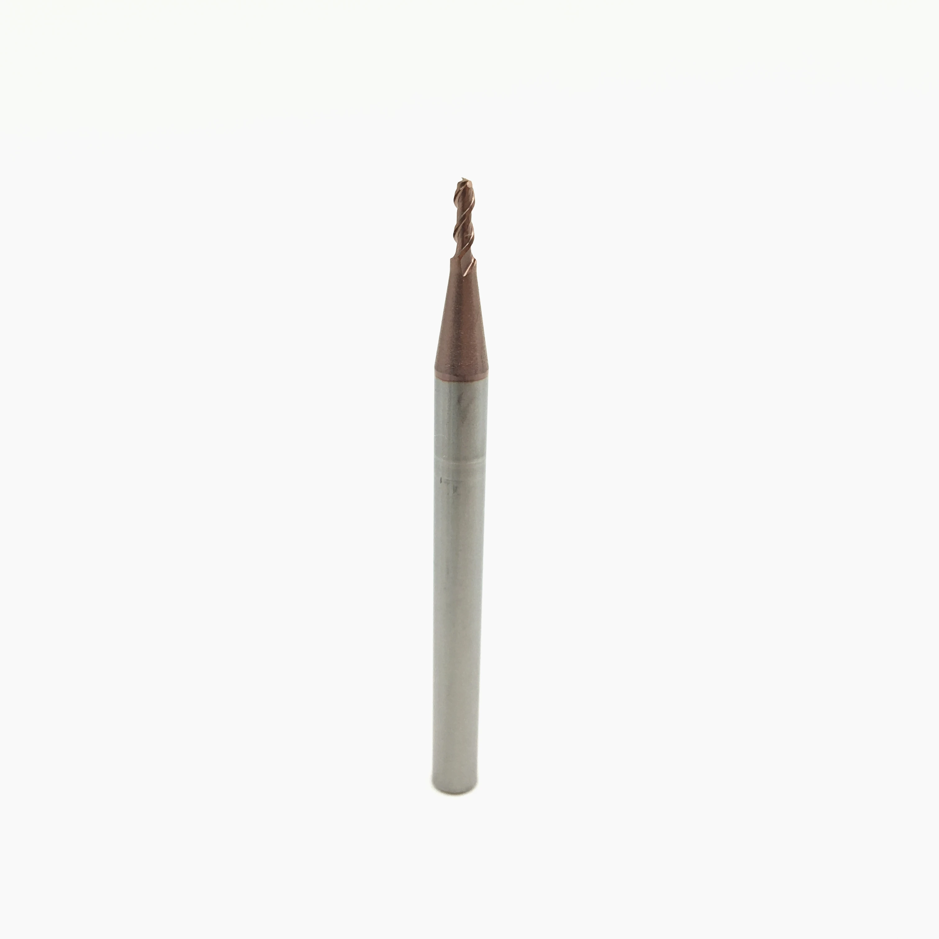1.5 Mm 2 Sáo HRC55 Carbide Cấp Cối Xay Xay Cắt Hợp Kim Phủ Thép Vonfram Endmills Cắt CNC Maching Endmill