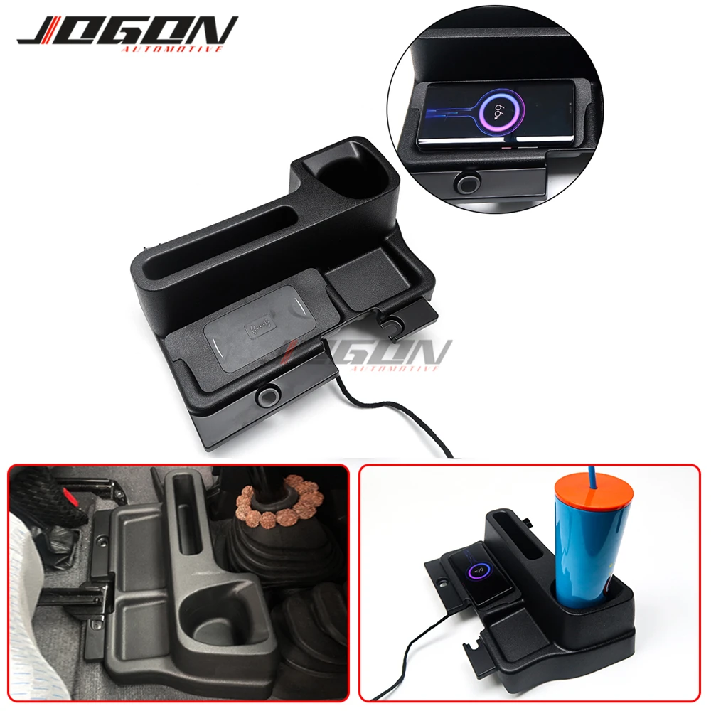 

Fast Wireless Charger Centre Console Storage Box For Toyota Land Cruiser LC70 LC71 LC76 LC77 LC79 FJ70 FJ76 FJ79 Accessories