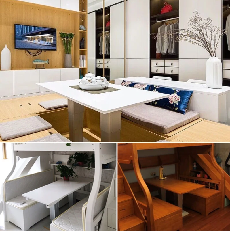 Imagem -03 - Mesa de Elevação Elétrica Dupla-polo Tatami Mesa de Elevação Dupla Controle Remoto Inteligente