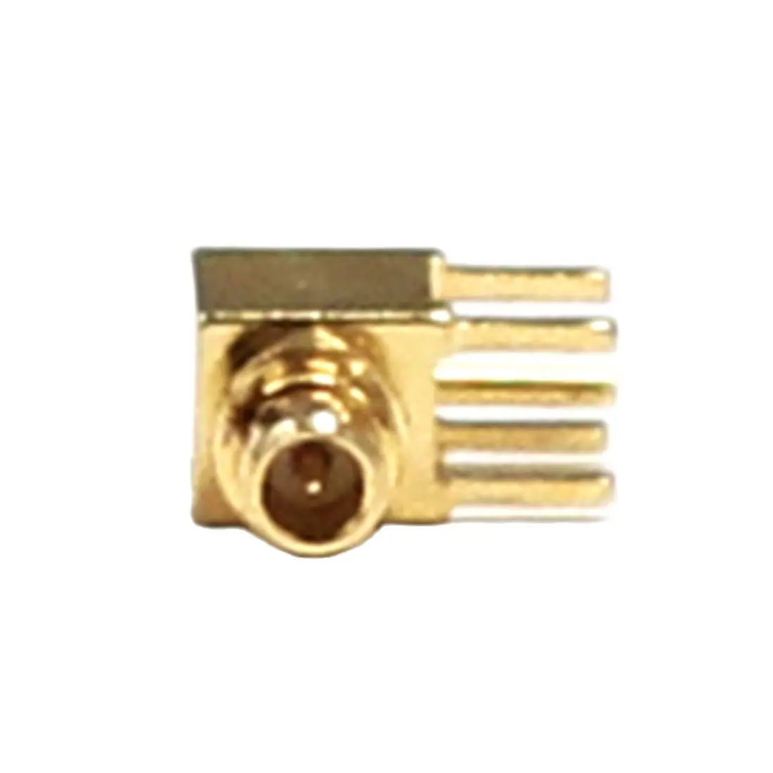 MMCX Plug Male RF CoaX Connector Right Angle Type 90-Degree PCB Mount Goldplated PCB Terminal New