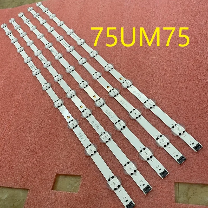 LED Strip For TV 75UM7000PLA 75UN8570AUD 75UM7100PSA 75UM7110PLB 75UN7070PUC 75UN7370AUH 75UN8570PUC AGF80358306 HC750DQN ABUR3