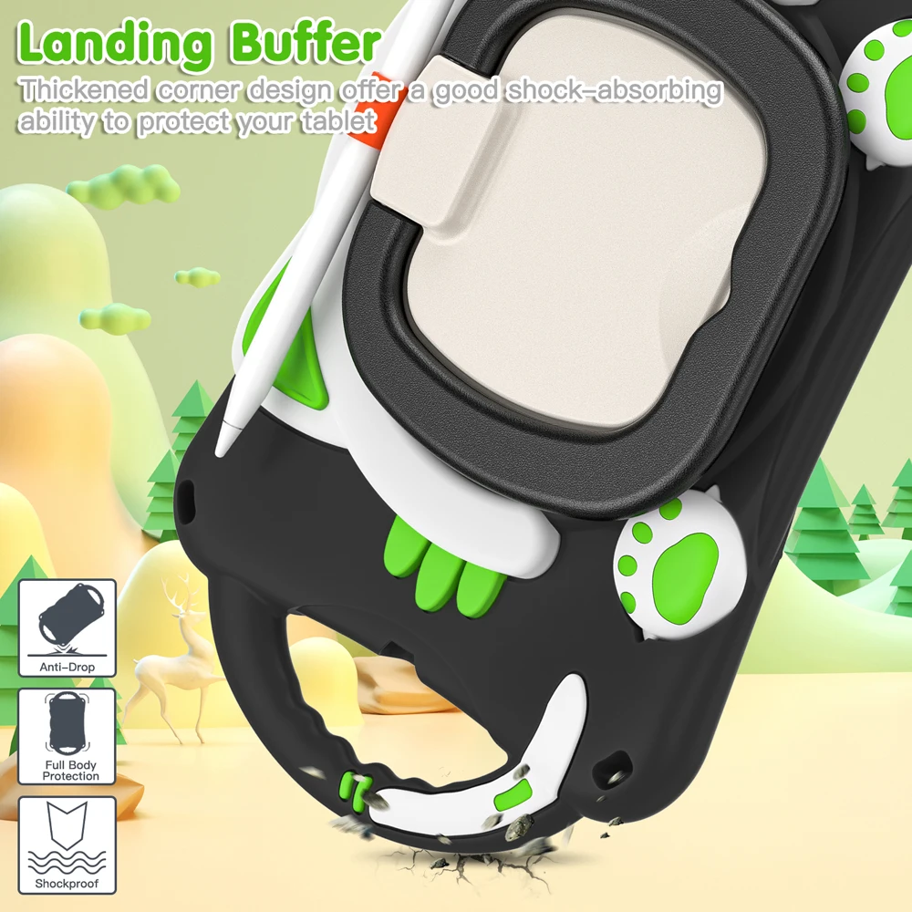 

7,9-дюймовые портативные детские чехлы с героями мультфильмов для iPad Mini 5 4 3 2 1 Mini3 Mini4 Mini5, чехол для планшета с поворотной подставкой, силиконовый чехол Fundas Shell