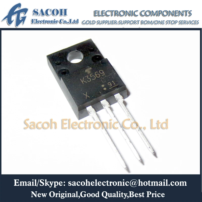 

New Original 10Pcs/Lot 2SK3569 K3569 TO-220F 10A 600V MOSFET LCD Power Supply Field-effect Transistor